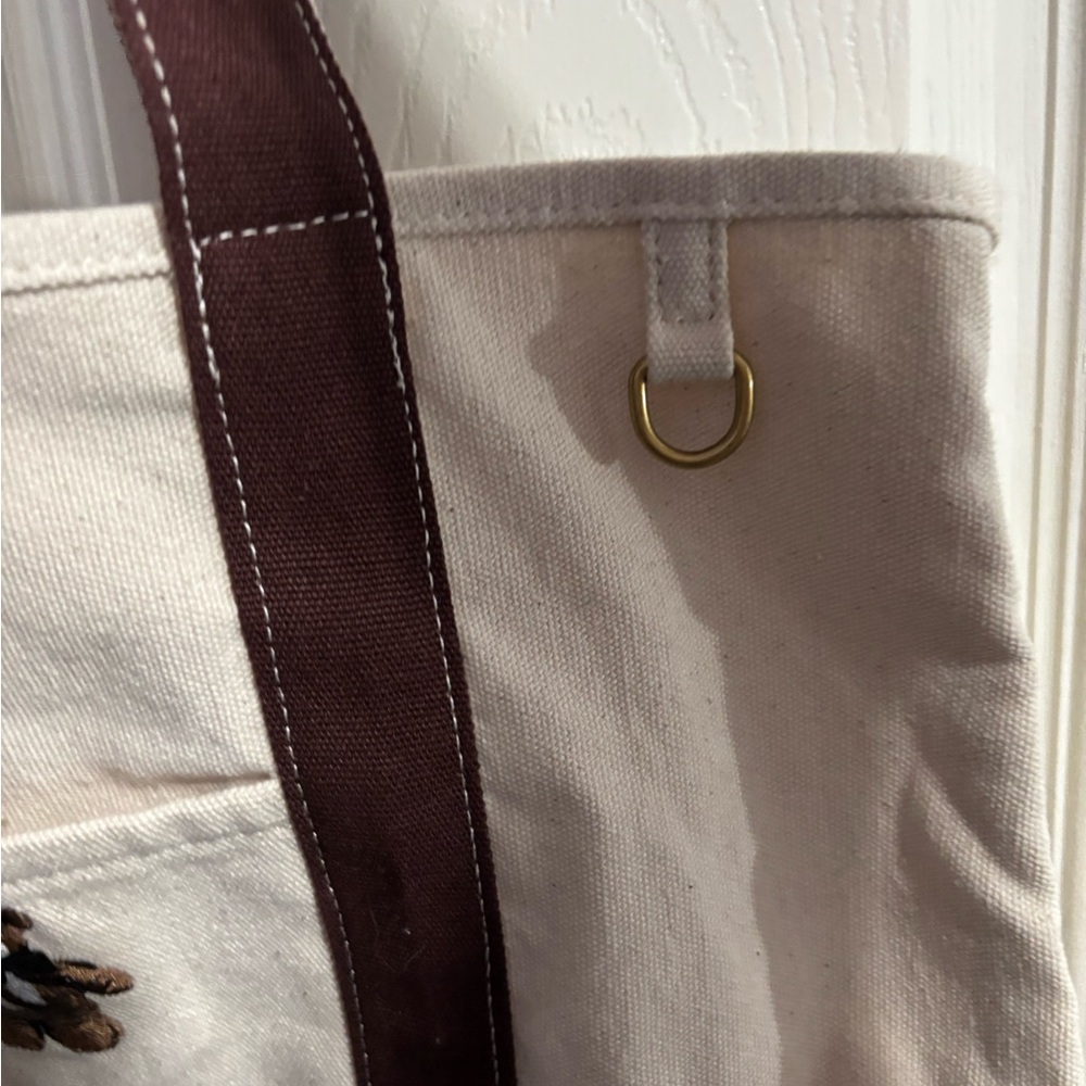 American Eagle Outfitters Tan and Brown Tote Bag - Picture 7 of 8